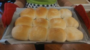 Baked rolls for Our Daily Bread