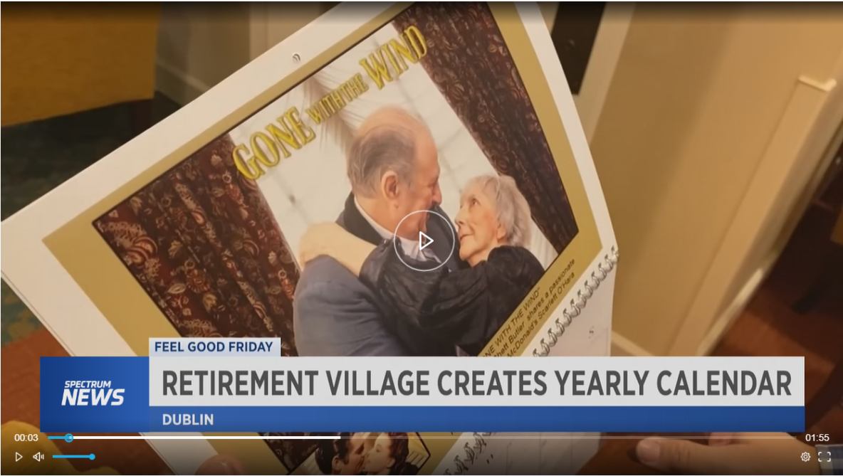 Dublin Retirement Resident calendar benefiting Alzheimer's research
