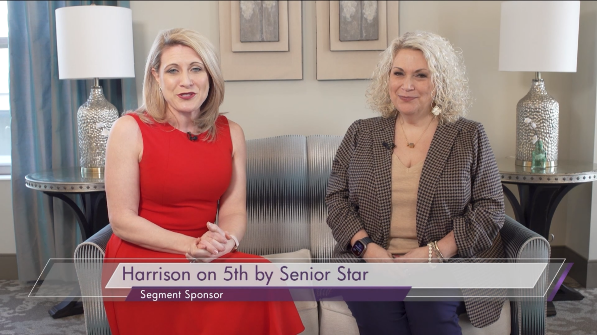 Robyn Haines, of Daytime Columbus, visits Harrison on 5th by Senior Star