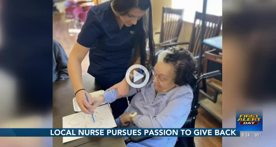 Featured image for “Local nurse gains inspiration from grandparents to help elderly at retirement home – Elmore Place”