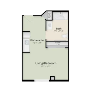 Aster floor plan at Dublin Retirement Village