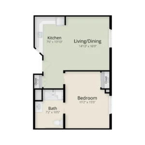 Forsythia floor plan at Dublin Retirement Village