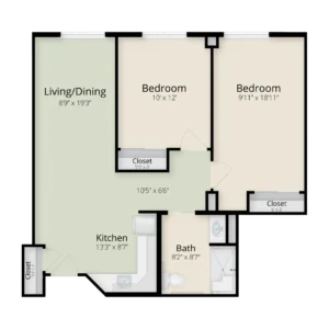 Jasmine floor plan at Dublin Retirement Village