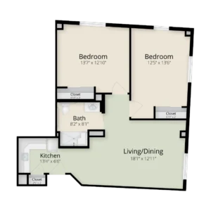 Zinnia floor plan at Dublin Retirement Village