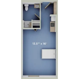 Davis floor plans at Harrison on 5th by Senior Star