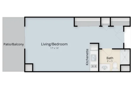 Berkshire floor plan at Senior Star Wexford Place in Kansas City