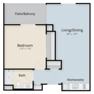 Cambridge floor plan at Senior Star Wexford Place in Kansas City