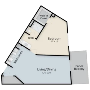 Dover floor plan at Senior Star Wexford Place in Kansas City