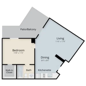 Edinburgh floor plan at Senior Star Wexford Place in Kansas City