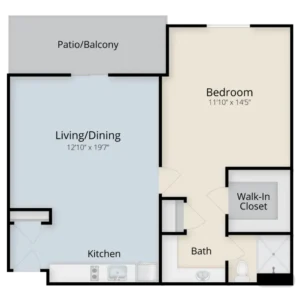 Edinburgh floor plan at Senior Star Wexford Place in Kansas City