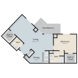 Harttford floor plan at Senior Star Wexford Place in Kansas City