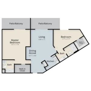 York floor plan at Senior Star Wexford Place in Kansas City